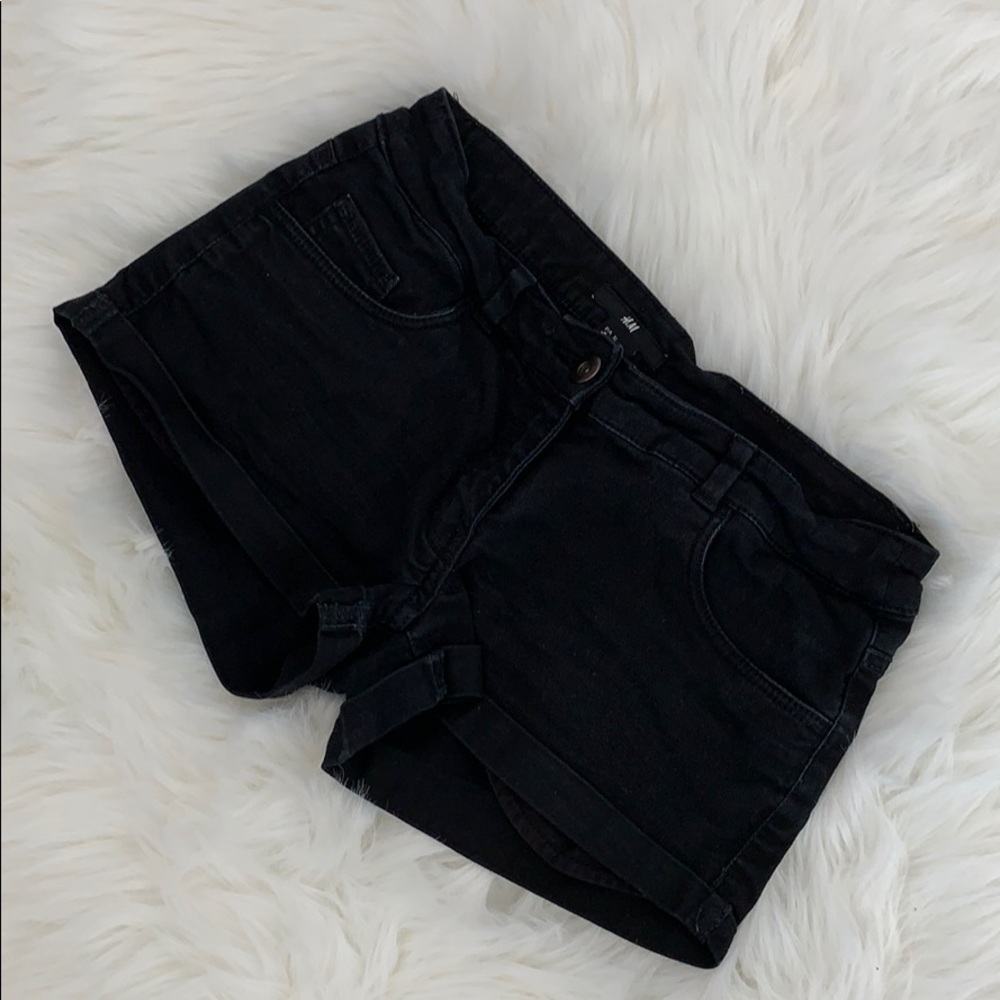 3 for $30 - Black cuffed shorts